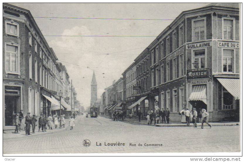 LA LOUVIÈRE - Rue Du Commerce - Tram - Ern Thill. Brux. Série 4 N° 5 - La Louvière