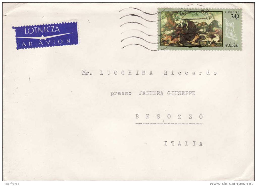 1969 - Busta Viaggiata Aerea - Lettres & Documents