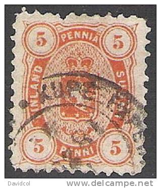 R380.-.FINLAND / FINLANDIA .-. 1881-1883 .-. SCOTT  # : 26  .-. USED . - Used Stamps
