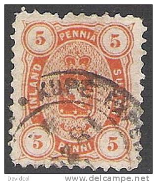 R380.-.FINLAND / FINLANDIA .-. 1881-1883 .-. SCOTT  # : 26  .-. USED . - Oblitérés