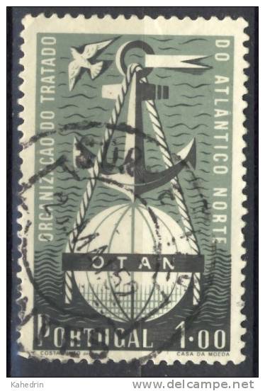 Portugal 1952, Mi. # 778 (o), North Atlantic OTAN - Oblitérés