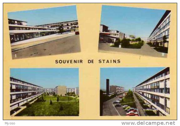 93 STAINS La Cite Commerciale Immeubles Du Moulin Neuf - Stains