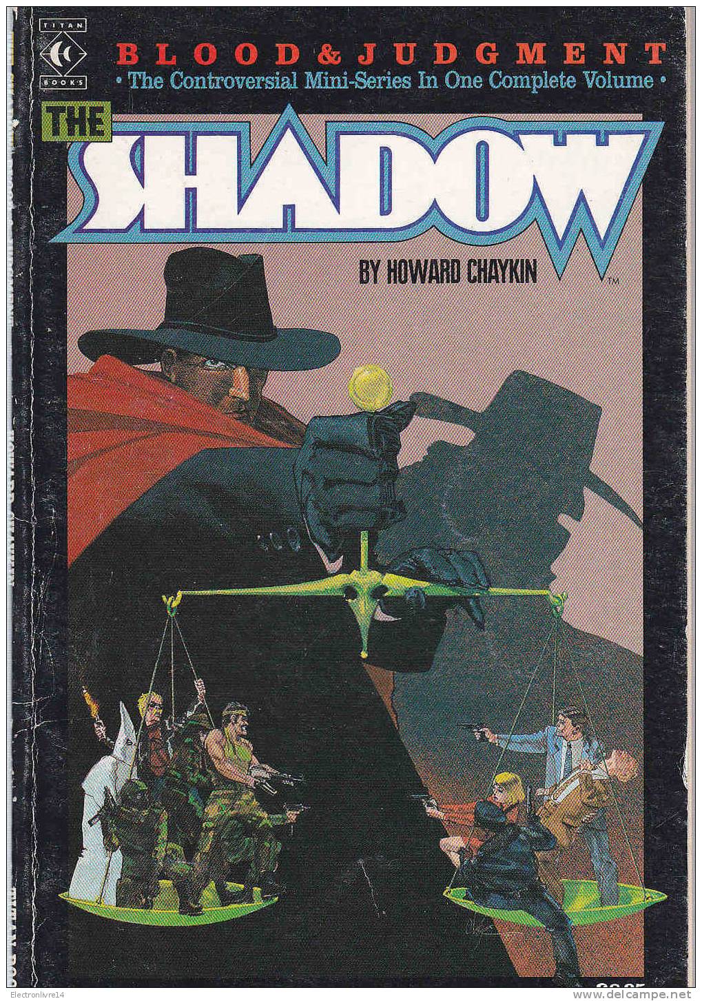 Shadow By Howard Charkin  Blood & Judgement  Titans Books Mini Series In One Complete Vollume - BD Traduites