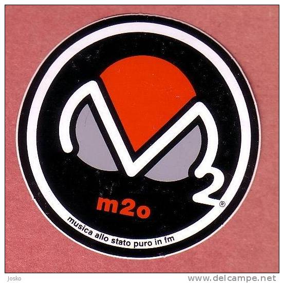 RADIO M2o  ( Italy ) * Sticker ( Autocollant ) - Andere & Zonder Classificatie