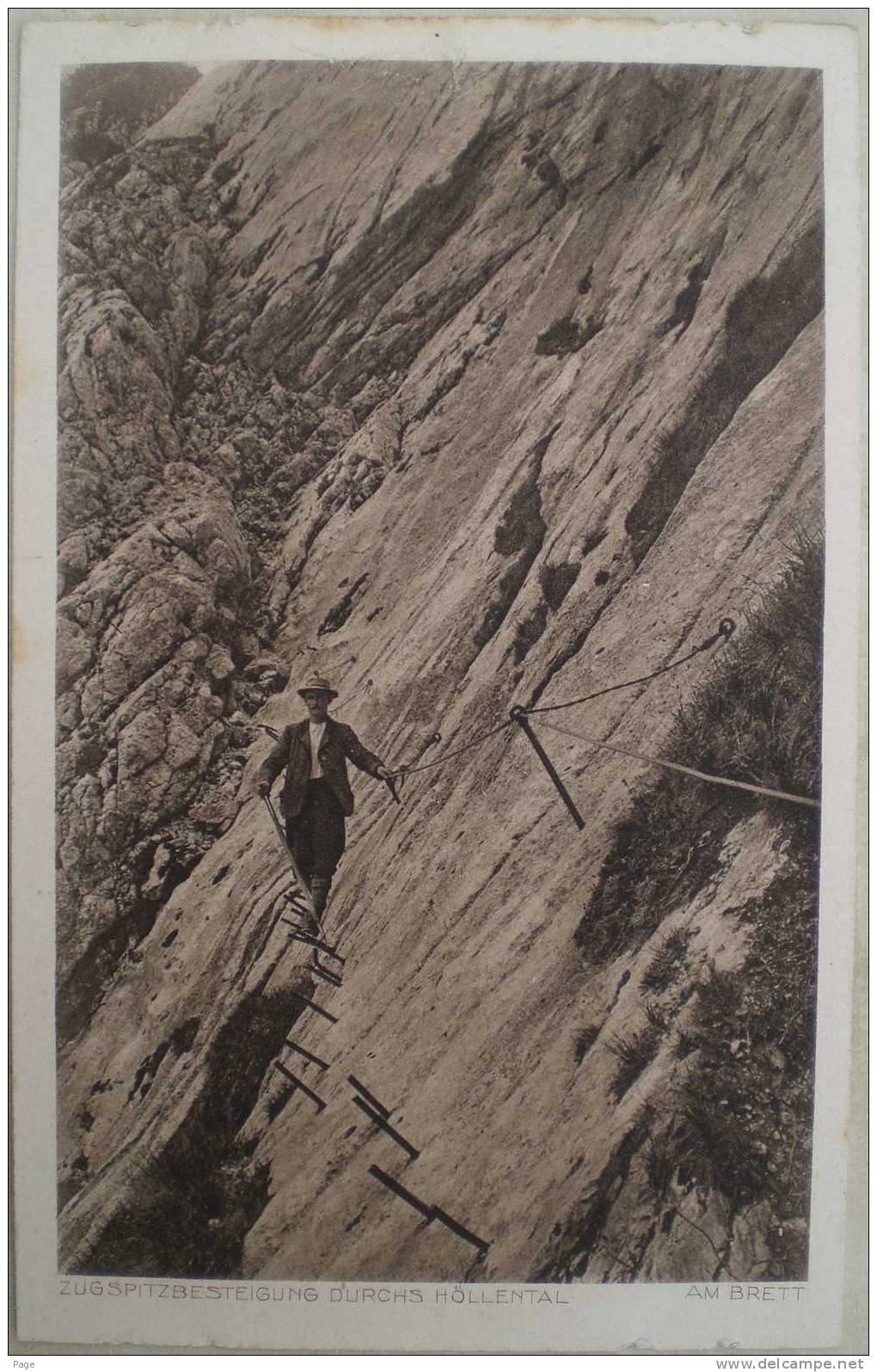 Zugspitze,Zugspitzbesteigung Durchs Höllental,Am Brett,1923,Höllentalhütte,Sekt.München,D.u.D.Ö.A.V. - Alpinisme