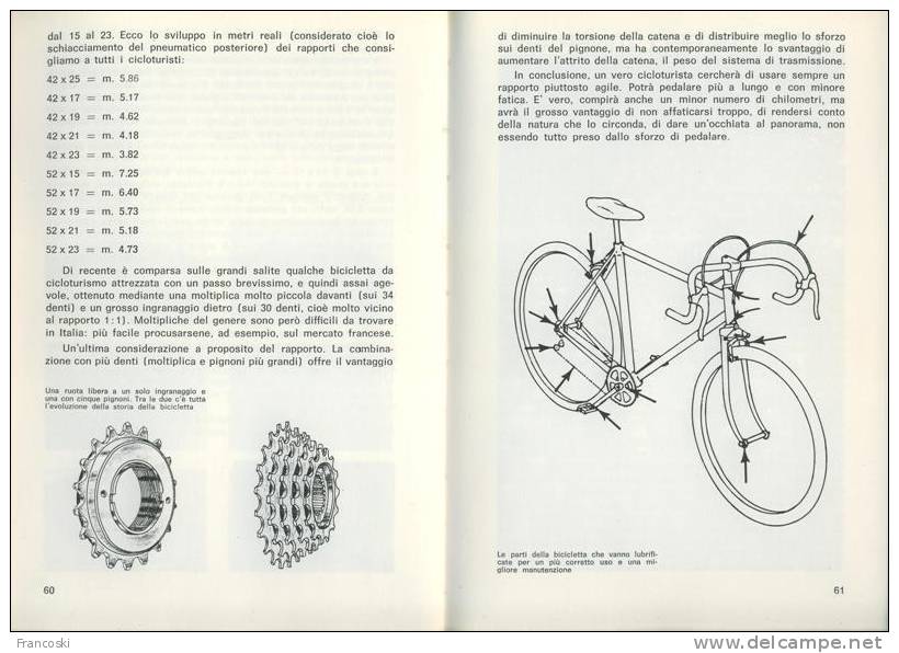 VINTAGE"GUIDA AL CICLOTURISMO"1979-CICLISMO-BICI-TECNICA-MECCANICA-ITINERARI- - Sport