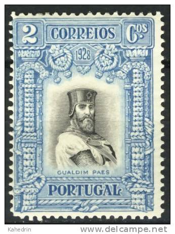 Portugal 1928, Mi. # 456*, MLH, Gualdim Paes - Ungebraucht