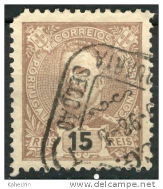 Portugal 1895, Mi. # 127 A (o), King Carlos I - Usado