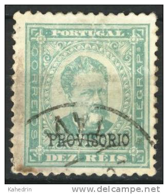 Portugal 1892, Mi. # 79 (o),, Surch: Provisorio - Used Stamps