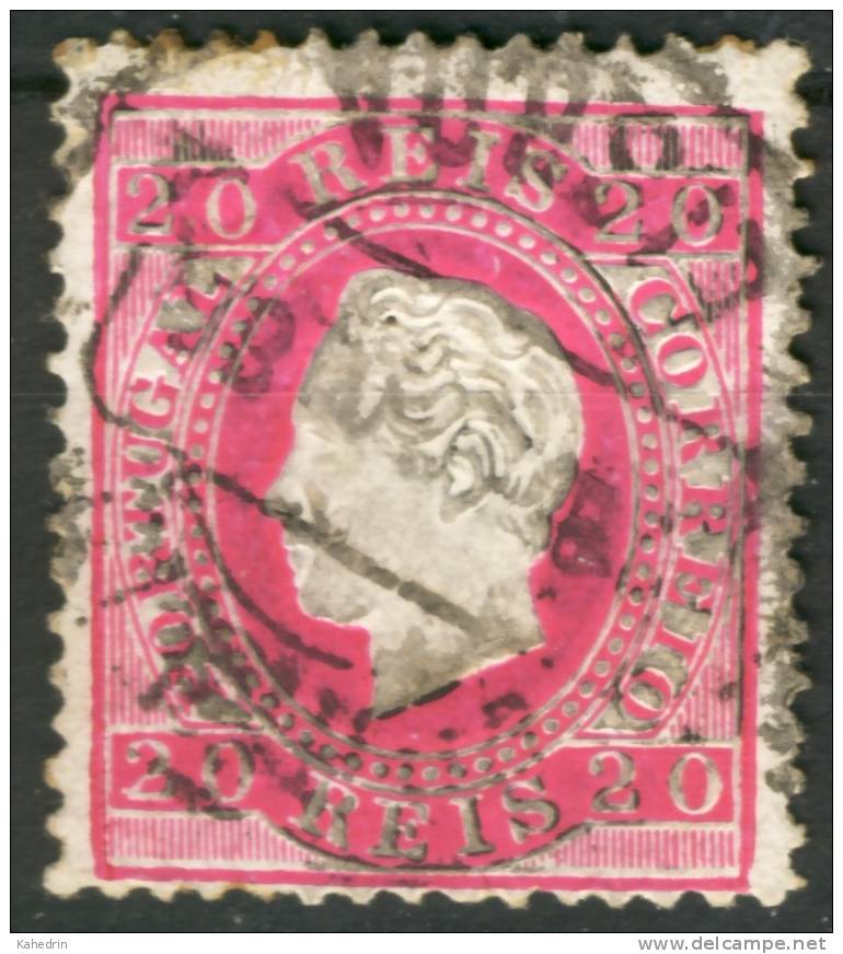 Portugal 1884, Mi. # 60B (o), 20 Reis, King Luis I - Gebruikt