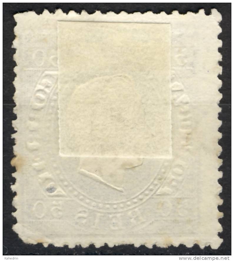 Portugal 1879-´80, Mi. # 49 XC (o), 50 Reisblue, Perf: 13½, King Luis I - Gebraucht