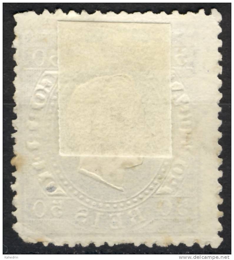 Portugal 1879-´80, Mi. # 49 XC (o), 50 Reisblue, Perf: 13½, King Luis I - Gebruikt