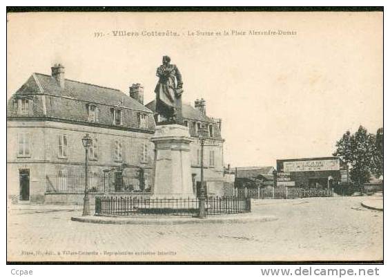 La Statue Et La Place Alexandre Dumas - Villers Cotterets