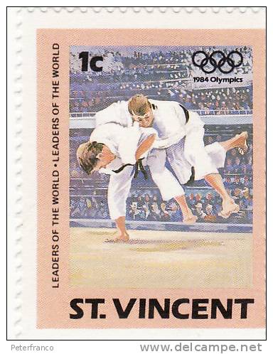 1984 St. Vincent - Olimpiadi Di Los Angeles - Judo
