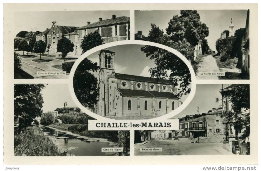 85 - CPSM Multivues Chaille-les-Marais - Chaille Les Marais