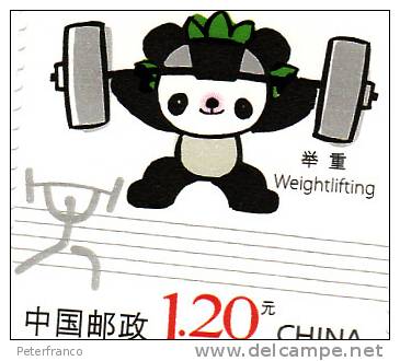 2007 Cina - Olimpiadi Di Pechino - Gewichtheben