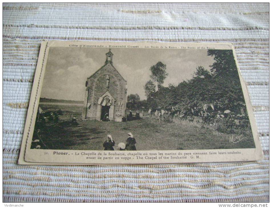 22 - PLOUER - 31 - LA CHAPELLE DE LA SOUHAITIE -SEPIA CPA Pélerinage - Plouër-sur-Rance