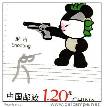 2007 Cina - Olimpiadi Di Pechino - Shooting (Weapons)