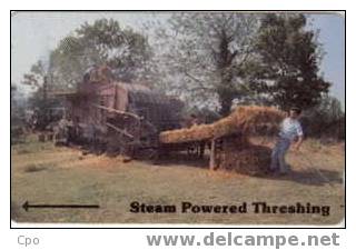 # JERSEY JER37 Steam Powered Threshing 40 Gpt 06.92 30000ex Tres Bon Etat - [ 7] Jersey Und Guernsey