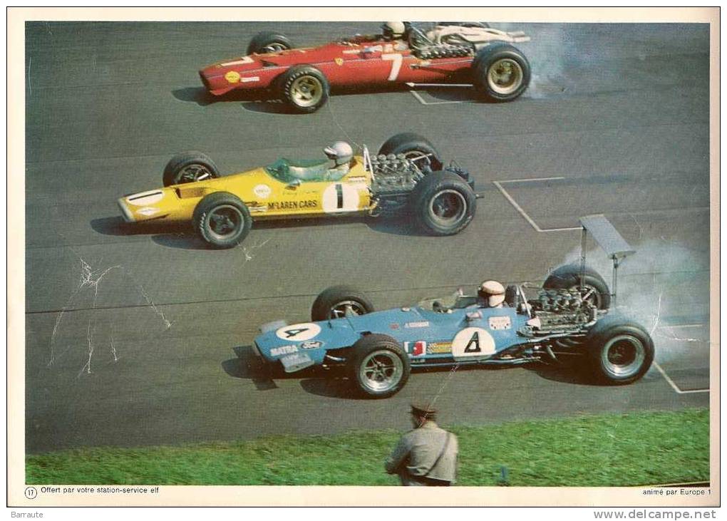 PHOTO Course F-1 MATRA TYPE  MS 10 De 1968 - Other & Unclassified