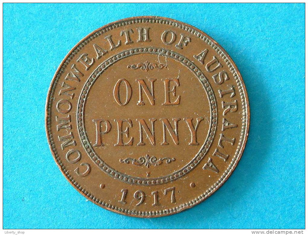 ONE PENNY 1917 I - XF / KM 23 ( For Grade, Please See Photo ) ! - Penny