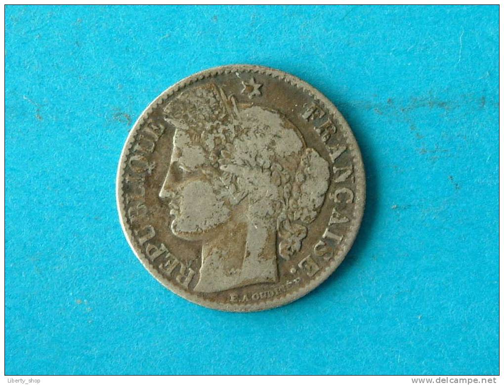 1871 A -  50 Cent. (silver) KM 834.1 - ( For Grade, Please See Photo ) ! - Autres & Non Classés