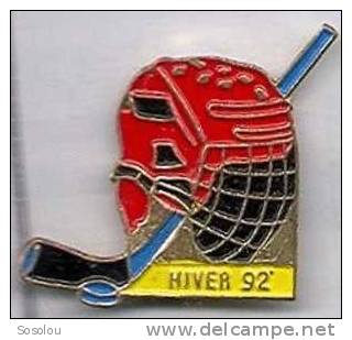 Hiver 92, Le Hockey (casque) - Sport Invernali