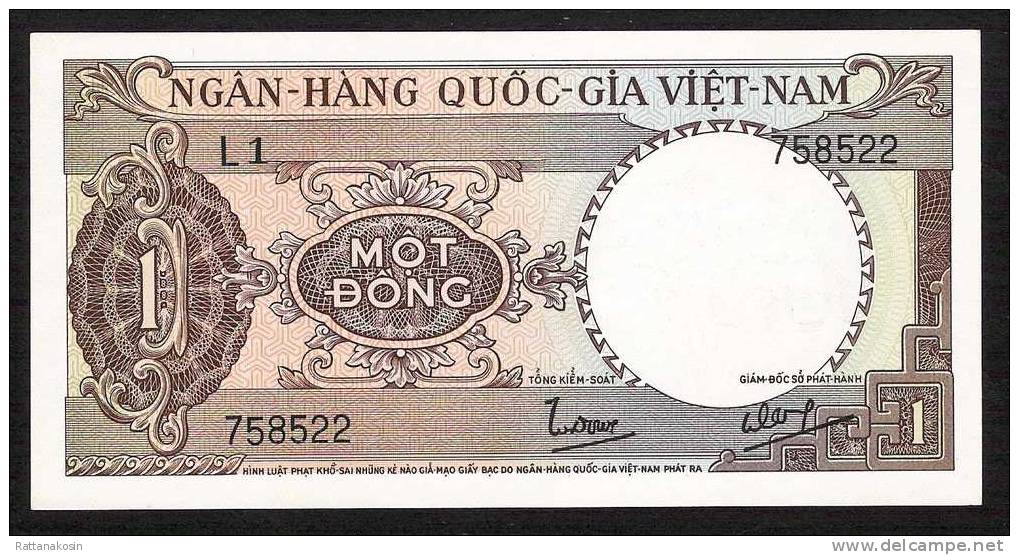 VIETNAM     P15  1    DONG    1964           UNC. - Viêt-Nam