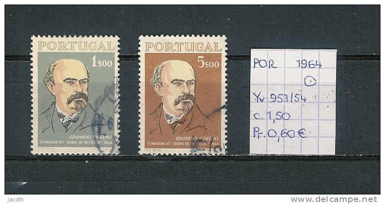 Portugal 1964 - Yv. 953/54 Gest./obl./used - Usado