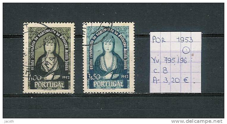 Portugal 1953 - Yv. 795/96 Gest./obl./used - Used Stamps