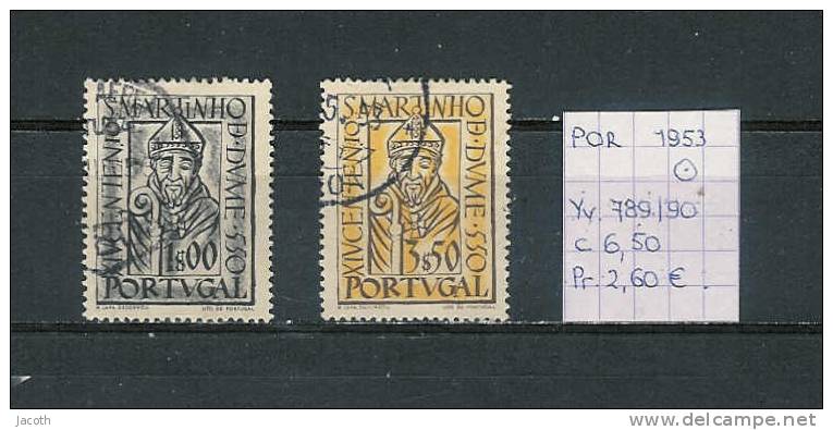 Portugal 1953 - Yv. 789/90 Gest./obl./used - Gebraucht