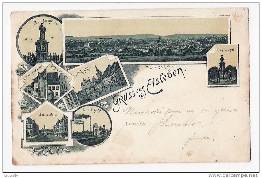 AK EISLEBEN Litho   E*A7246 - Eisleben