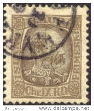 Iceland #37 XF Used 6a Christian IX From 1902 - Usati