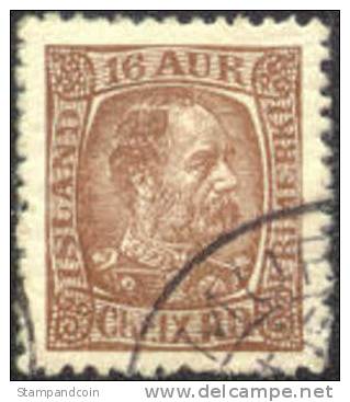 Iceland #39 SUPERB Used 16a Christian IX From 1902 - Oblitérés