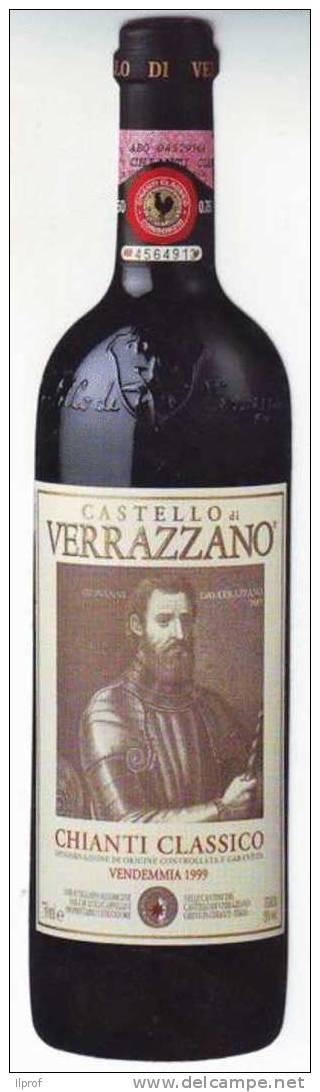 Vino Castello Di Verrazzano, Chianti 1999 Pubblicità - Alcohol