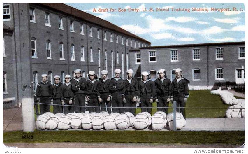 A DRAFT FOR SEA DUTY  U.S. NAVAL TRAINING STATION NEWPORT - Newport