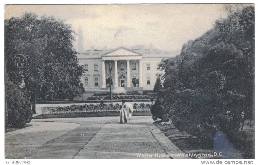 U.S.A. - WASHINGTON DISTRICT Of COLUMBIA The White House ROTOGRAPH #D231 Circa 1905 - Washington DC