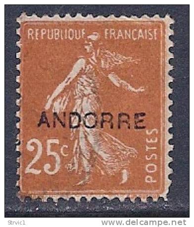 Andorra, Fr., Scott # 8 Used, Overprint, 1931 - Used Stamps