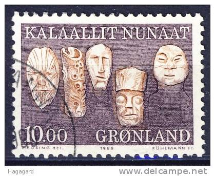 #Greenland 1988. Masks. Michel 188. Cancelled(o) - Used Stamps