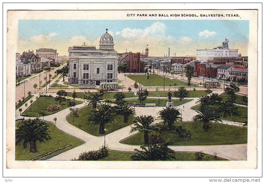 GALVESTON - City Park And Ball High School - Galveston