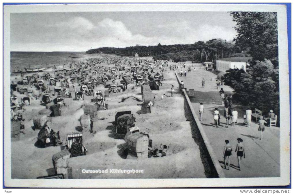 Kühlungsborn,Promenade Mit Strand,1940-1950 - Kuehlungsborn