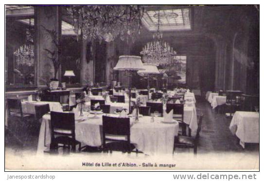HOTEL De LILLE Et D'ALBION - Salle A Manger  - PARIS - Ile-de-France