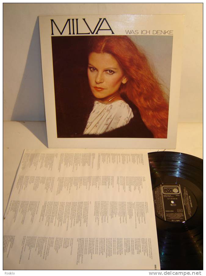 DISQUE LP 33T D ORIGINE / MILVA / WAS ICH DENKE / GERMANY 1979 / PARFAIT ETAT - Otros - Canción Alemana