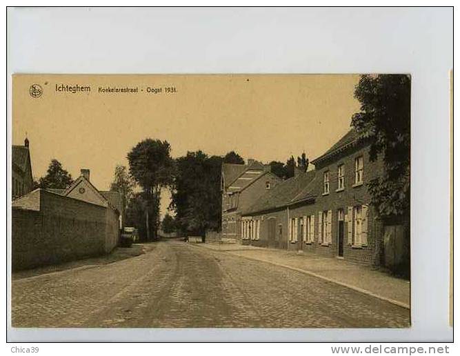 008325  -  Ichteghem  -  Ichtegem  -  Koekelarestraat  -  Oogst 1931 - Ichtegem