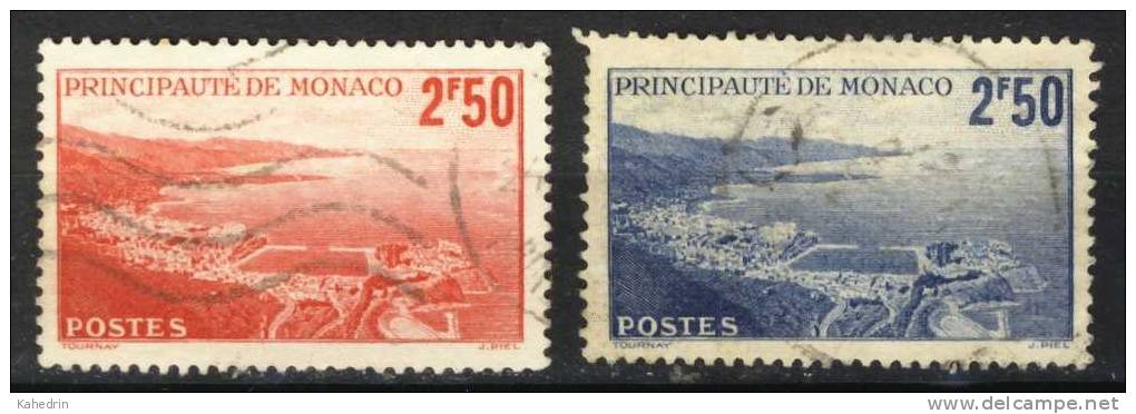 Monaco 1939 -'40, Mi. # 182 + 236 (o), CV.: 37 Euro - Gebraucht