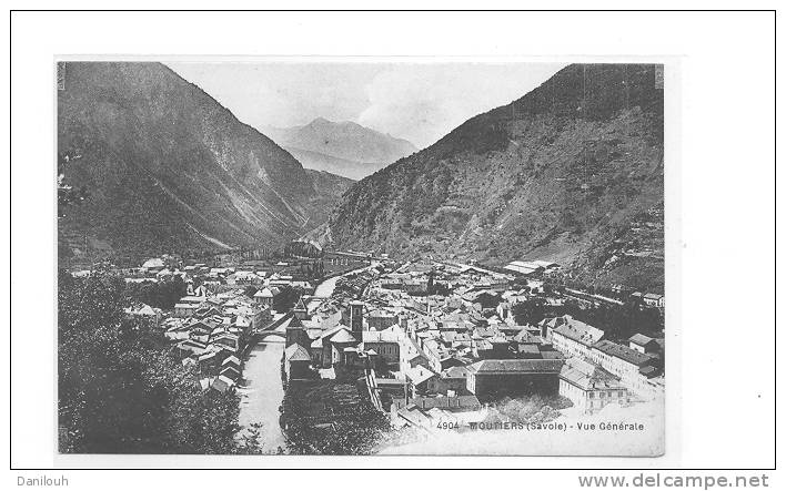 73 // MOUTIERS - Vue Générale, N° 4904 - Moutiers