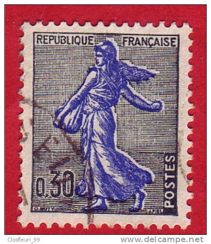 Semeuse 1234 A. Belle Variété : Décalage Bien Marqué S/ Toute La Hauteur - Used Stamps