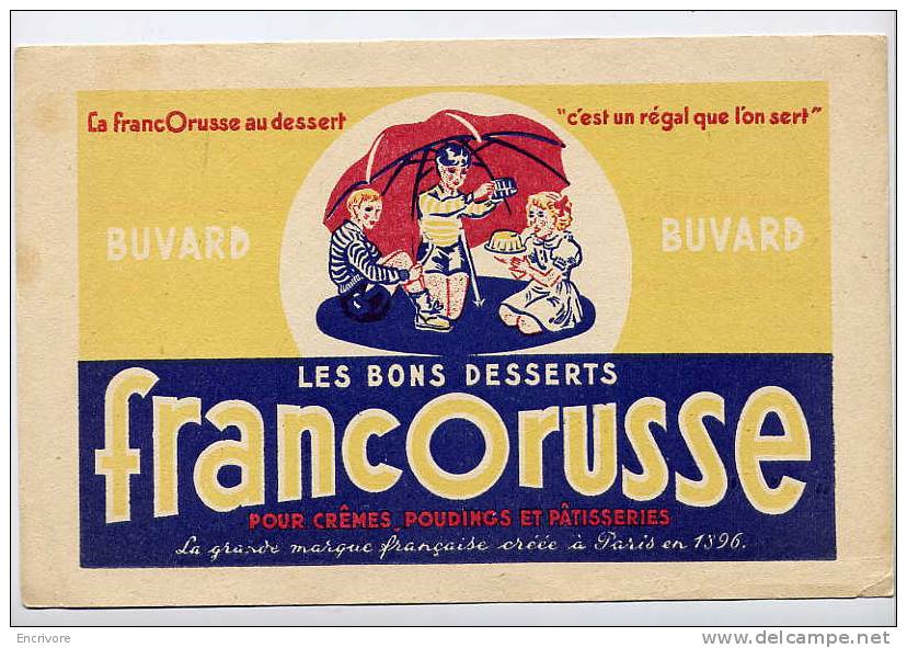 Buvard Desserts FRANCORUSSE - Levensmiddelen