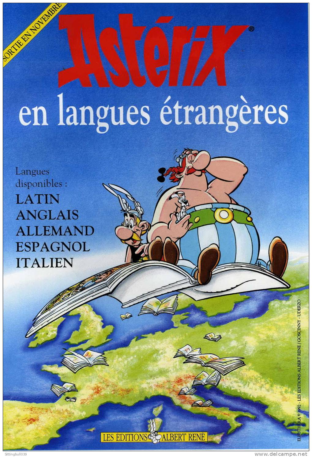 JUILLARD. PROGRAMME L'AMOUR DES LIVRES, SPECIAL BD 1993 AVEC JUILLARD, BILAL, TARDI Et 1 PUB ASTERIX. - Advertisement