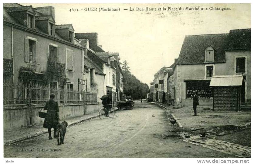 56 - GUER  La Rue Haute - Guer Coetquidan